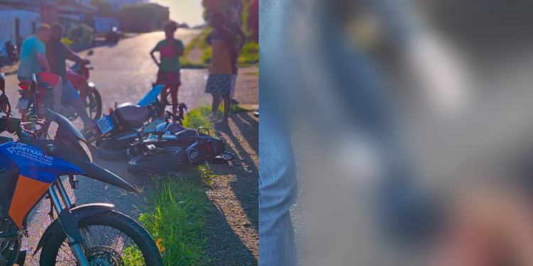 Veja: Indo entregar pão, trabalhador é acertado por motoqueiro alcoolizado e morre em Maués