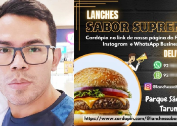 Concurseiro morto com o irmão que escolheu o crime abriu lanchonete em Manaus nesse mês