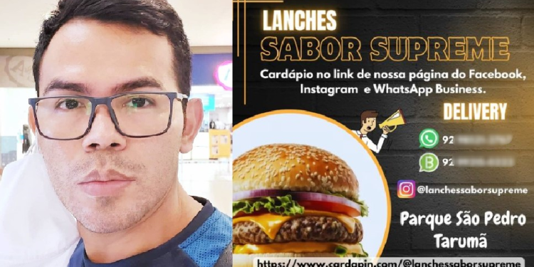 Concurseiro morto com o irmão que escolheu o crime abriu lanchonete em Manaus nesse mês