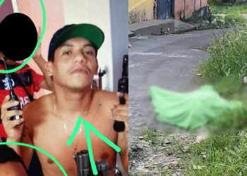Vídeo: ‘Eltinho’, que gostava de se exibir armado nas redes sociais é morto em Manaus com vários tiros