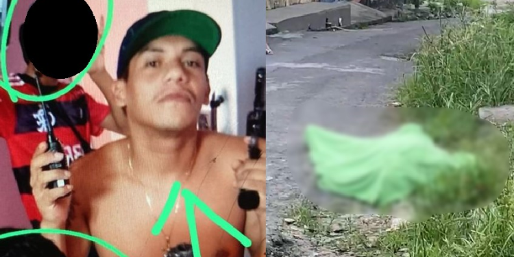 Vídeo: ‘Eltinho’, que gostava de se exibir armado nas redes sociais é morto em Manaus com vários tiros