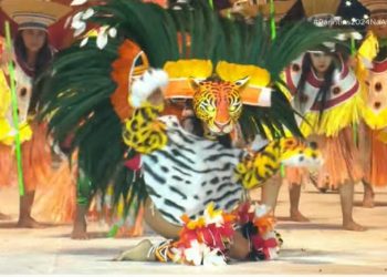 Isabelle Nogueira se transforma em onça na 1ª noite de Festival, mas não agrada: ‘Maior mico’; veja