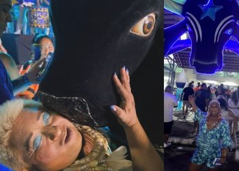 Vídeo: chegada de Patixa Teló balança Parintins: ‘ícone maior’