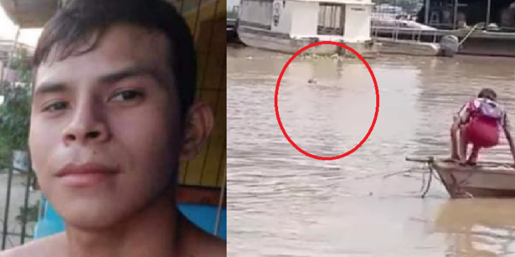 Vídeo mostra que indígena que morreu afogado em Tabatinga gritava por ajuda e ninguém ajudou; veja