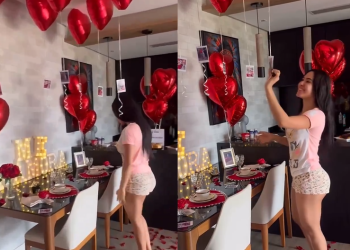 Vídeo: Isabelle se ‘derrete’ toda com surpresa em seu 1º Dia dos Namorados com Matteus