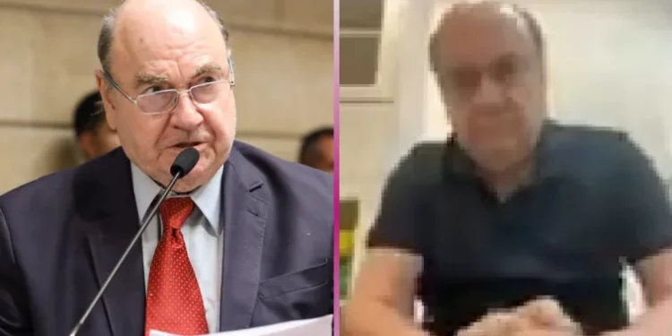 Vídeo: Vereador esquece a câmera ligada e participa de sessão ‘descendo o barro’ no sanitário