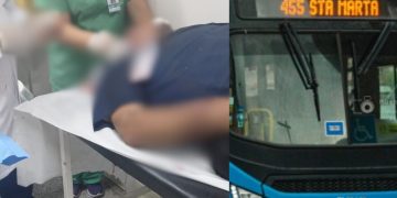 Assaltantes tocam o terror em ônibus e esfaqueiam motorista em Manaus; veja o vídeo