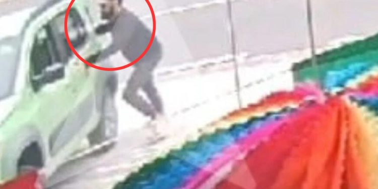 Vídeo: Bruno Roberto é flagrado abandonando carro de Djidja Cardoso na Avenida Boulevard Álvaro Maia