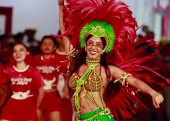 Ao som de “Isa-a-Bela”, Isabelle arrebenta no primeiro ensaio técnico do Garantido em Parintins; VÍDEO