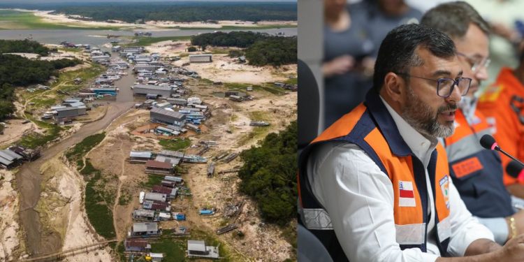 Seca no Amazonas em 2024 deve ser pior do que o ano anterior, afirma governador; VÍDEO
