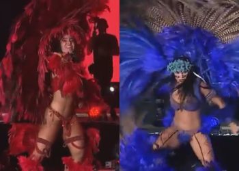 Isabelle e Marciele se destacam durante apresentação no 'São João da Thay', no Maranhão; VÍDEOS