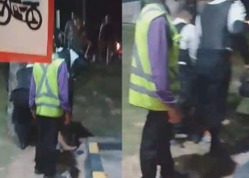 Vídeo mostra ladrão de moto sendo capturado no estacionamento de shopping em Manaus