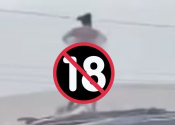 Mulher acaba presa após tirar a roupa toda no meio da rua para os policiais; veja o vídeo