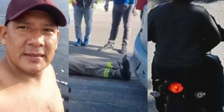 Câmera registrou dupla que matou eletricista com tiros na cabeça na Cidade Nova