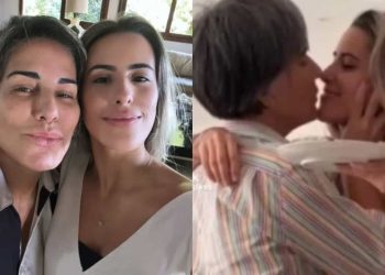 Polêmica! Glória Pires é duramente criticada por dar selinhos na filha de 24 anos
