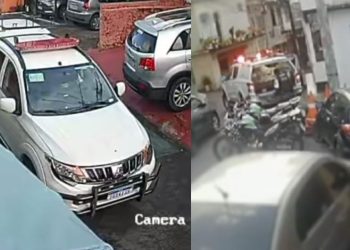 Novos vídeos mostram PMs carregando 16 sacos com drogas no Educandos para comercializarem pela cidade