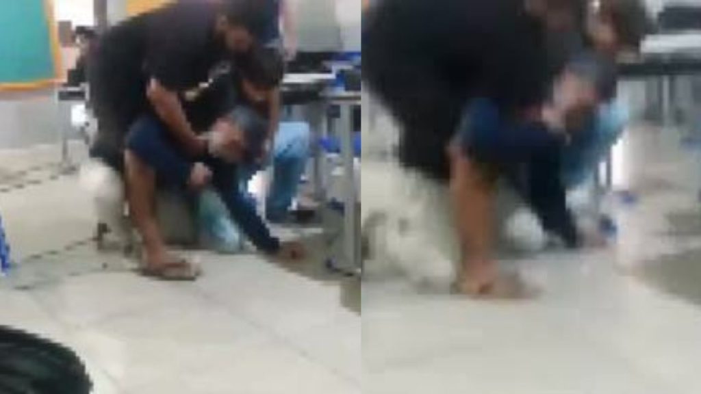Vídeo: Professor leva mata-leão de aluno durante discussão em sala de aula