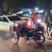 Vídeo: Motociclista desvia de pedestre e acaba caindo com a passageira na avenida das Torres