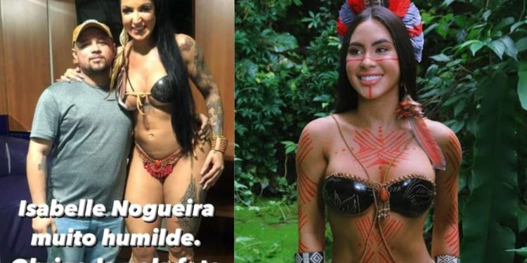 Rapaz viraliza ao publicar foto com Elisa Sanches e escrever: “Isabelle Nogueira muito humilde”