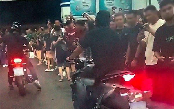 Motoqueiros se juntam em Manaus para fazer “manobras perigosas” nas ruas