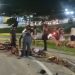 Vídeo: carro faz manobra irregular e acerta casal na moto em Manaus