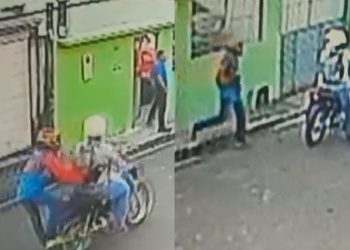 Vídeo: bandido tenta assaltar homem na rua e corre para dentro da casa da vítima em Manaus 