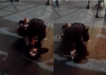 Vídeo mostra cliente no chão apanhando de agente de segurança do Êh Bar!, em Manaus; veja