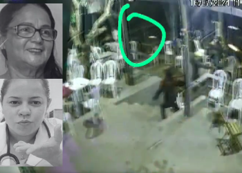 Vídeos mostram pistoleiros matando médica e empresária em bar de Coari e clientes desesperados; veja
