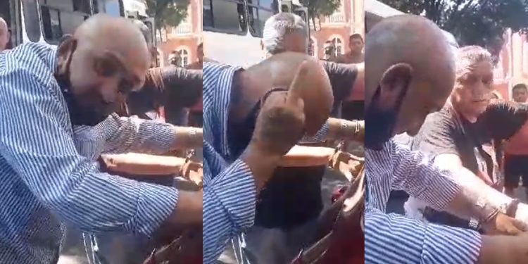 Vídeo: ladrão de ônibus é preso com o comparsa no Mauazinho e mostra dedo do meio