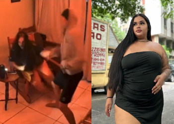 Vídeo mostra blogueira quase levando tiro e sendo assaltada enquanto ‘pr0vava’ o ‘zé droguinha’