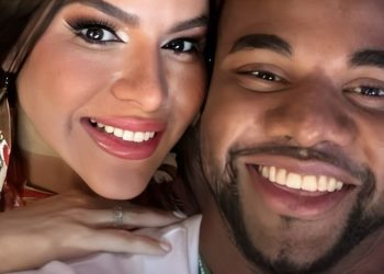 Após chegar a Manaus abalada, Tamires do Garantido dispensa Davi e apaga fotos com ele na rede social