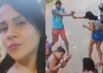 Vídeo forte: mulher é morta com 27 tiros pelo ex-marido no meio da rua