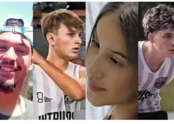 Veja o vídeo do acidente que matou quatro jovens amigos na estrada