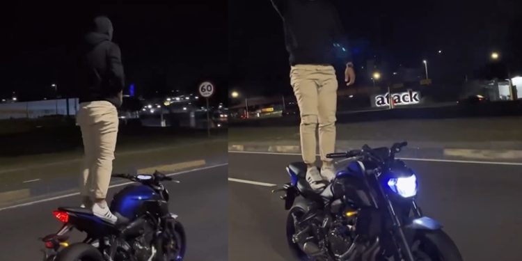 Vídeo: blogueiro filmado em pé na Avenida das Torres reclama: ‘estão me crucificando’ 