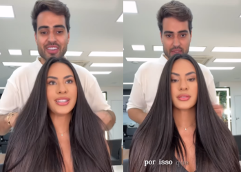 Vídeo: Isabelle Nogueira dá adeus ao cabelo fino e xoxo e mostra resultado de megahair
