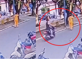 Vídeo impressionante: Mulher atropela gari em Itacoatiara e foge sem prestar socorro