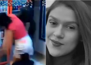 Vídeo: Coração de jovem não aguenta e ela morre ao presenciar homem sendo assassinado