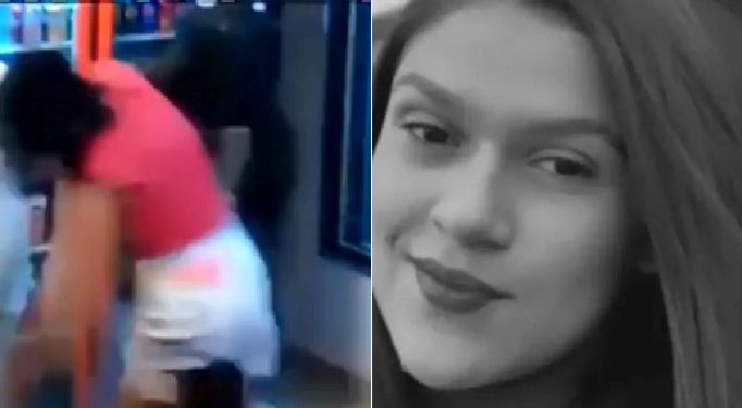 Vídeo: Coração de jovem não aguenta e ela morre ao presenciar homem sendo assassinado