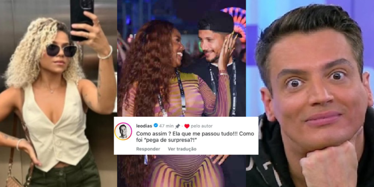 Amante de ex de Iza diz que foi ‘pega de surpresa’ com exposição e Leo Dias rebate: ‘Ela que me passou tudo’