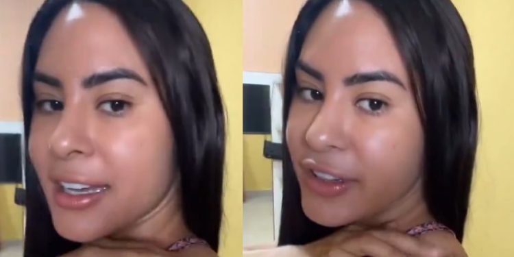 Vídeo: Isabelle exibe hematomas provocados por indumentária do Garantido: ‘costa cheia de marcas’