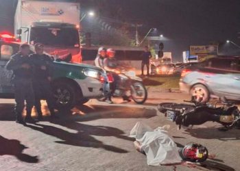 Acidente entre ônibus e moto mata trabalhador no Distrito