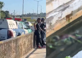 Corpo todo amarrado é encontrado na Cachoeira Alta, no Tarumã