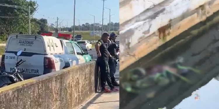 Corpo todo amarrado é encontrado na Cachoeira Alta, no Tarumã