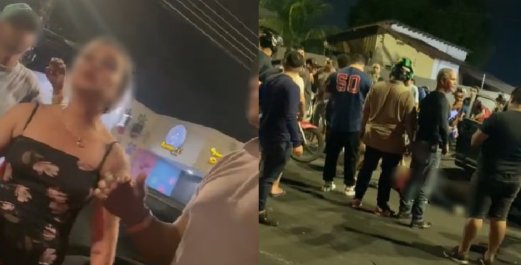 Vídeo: Suspeita de beber todas atropela mulher em Manaus e dá desculpa de que está com câncer