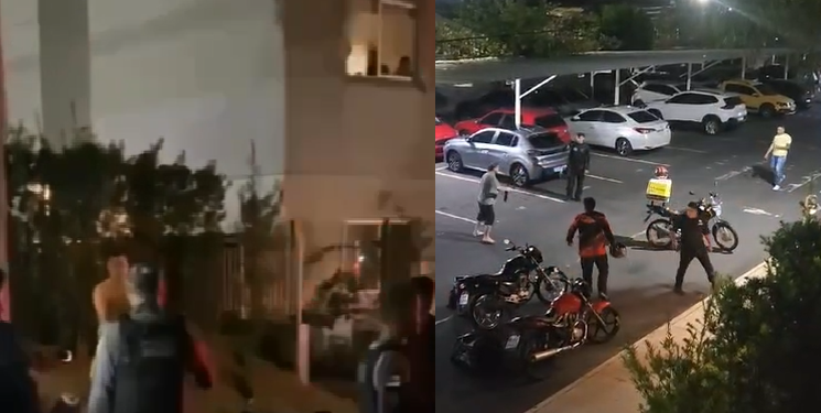 Vídeo: Morador avança com terçado em entregador e teria quebrado moto durante entrega em Manaus