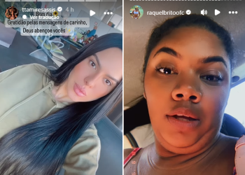 Após Tamires postar foto ‘plantada’ no aeroporto, irmã de Davi o defende: ‘Ela tá em hotel’