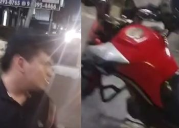 Vídeo: bandidos encostam arma na nuca de entregador de app em Manaus