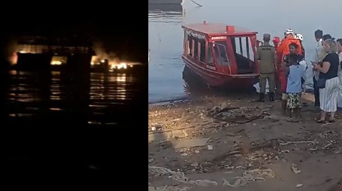 Explosão de barco no Rio Negro tem 8 em estado grave, sete desaparecidos e uma morte