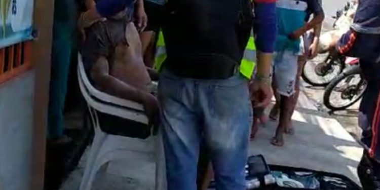 Livramento: vídeo mostra homem que foi eletrocutado enquanto realizava serviço de poste em Manaus