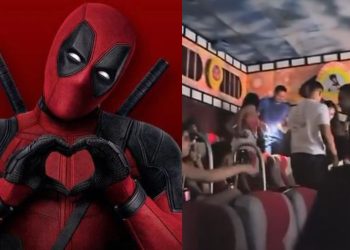Vídeo: Mulher pega 'alecrim dourado' assistindo "Deadpool & Wolverine" com a amante no cinema